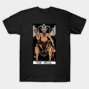 The Devil Tarot Card Rider Waite T-Shirt